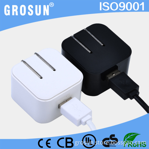 US Plug White/ Black Folding Charger Adapter 5V 2A AC to DC Switching PSU Wall Charger Used for Portable Tools Music Player